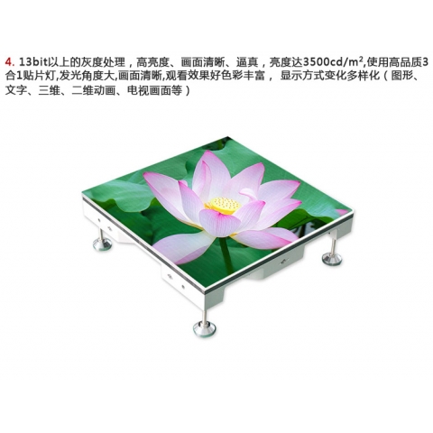 互動(dòng)重力感應(yīng)式地磚屏